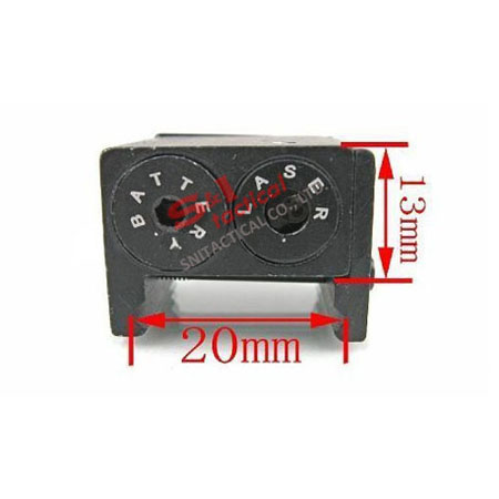 Micro MINI PISTOL LASER red dot laser SIGHT 20mm Weaver Rail